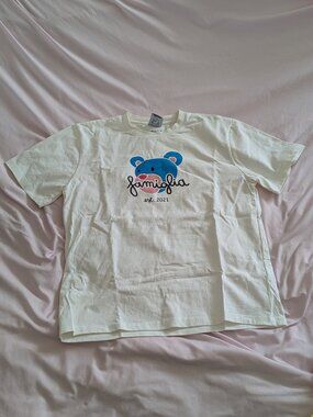 inBetweeners White Famiglia Bear Graphic Tee Size S